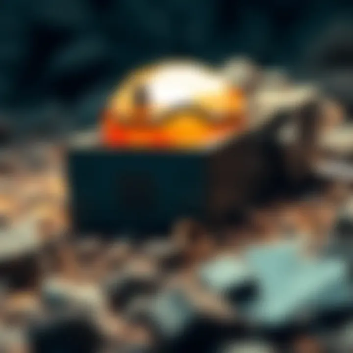 Conceptualization of Mining Risks Abstract art symbolizing risks in mining programs