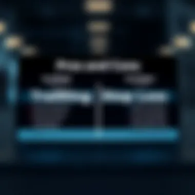 Pros and Cons of Trailing Stop Loss Comparison chart of advantages and disadvantages of Trailing Stop Loss