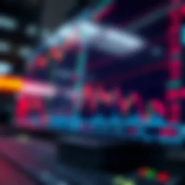 A conceptual representation of algorithms analyzing market trends