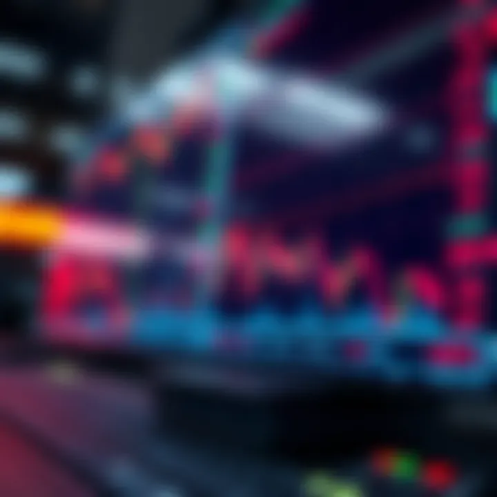 A conceptual representation of algorithms analyzing market trends