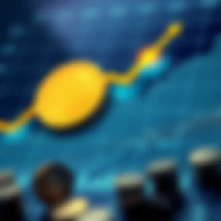 Visual representation of cryptocurrency investment growth Cryptocurrency investment chart