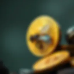 Conceptual representation of Bee Coin in the crypto space