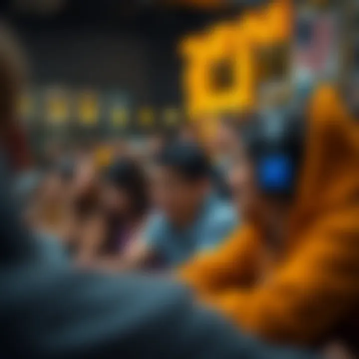 Engagement in the Online Community Visual representation of a thriving online community