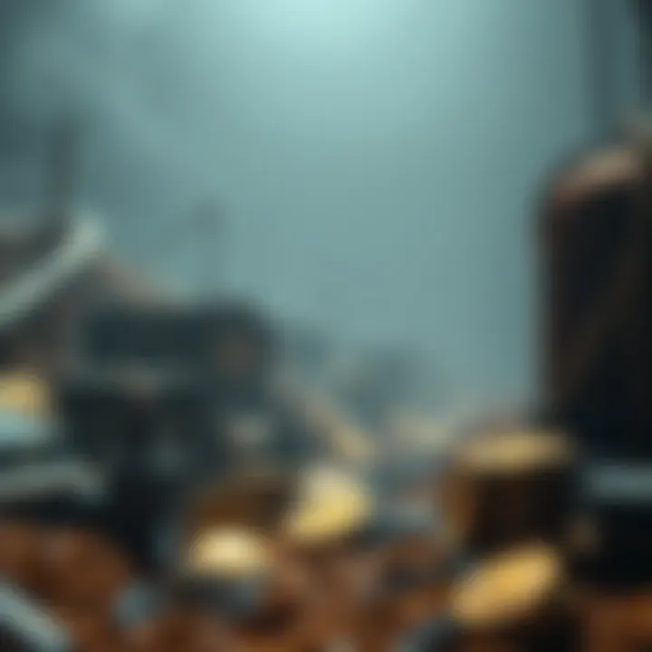 The Genesis of Bitcoin Mining An illustration depicting the early days of Bitcoin mining