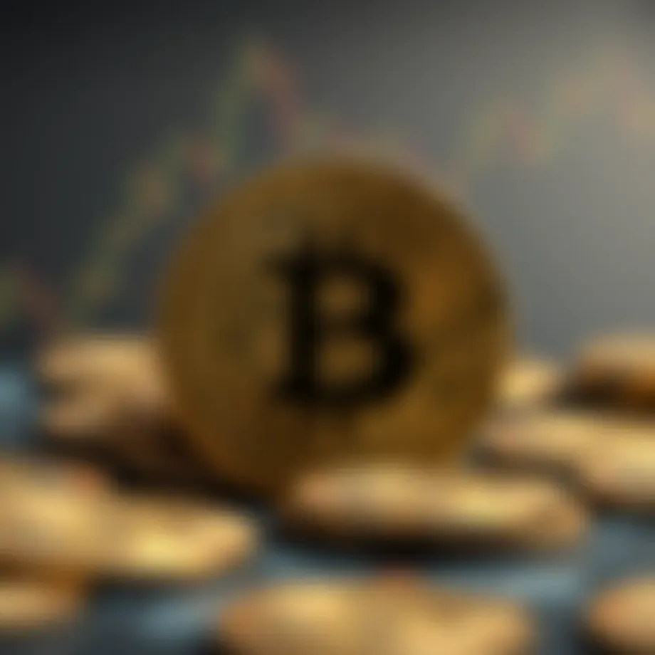 Conceptual illustration of Bitcoin ETF