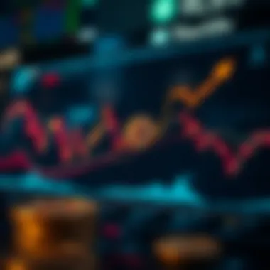 Graph illustrating market fluctuations and their impact