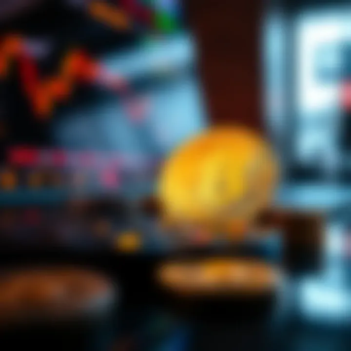 Visual representation of cryptocurrency exchanges