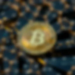 An artistic representation of Bitcoin SV's blockchain technology