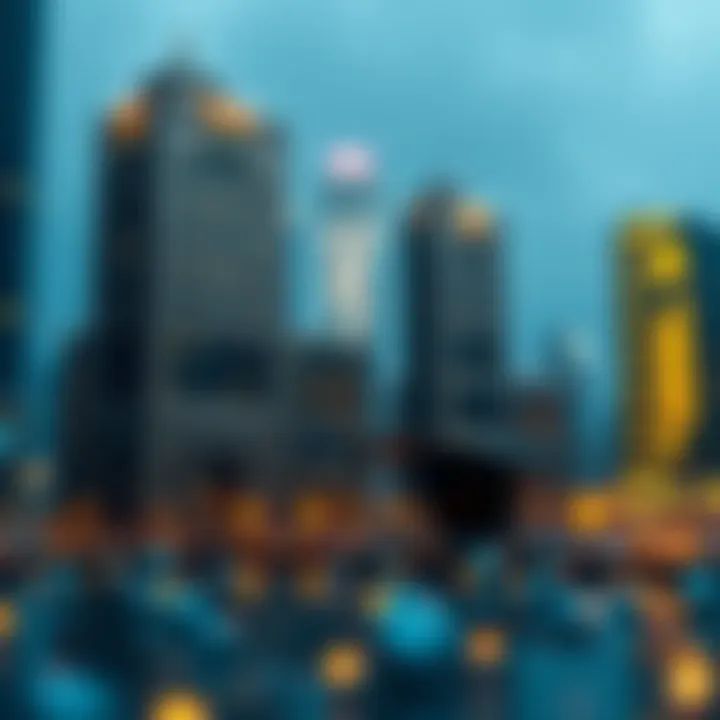 Innovative Blockchain Architecture Graphical representation of blockchain architecture