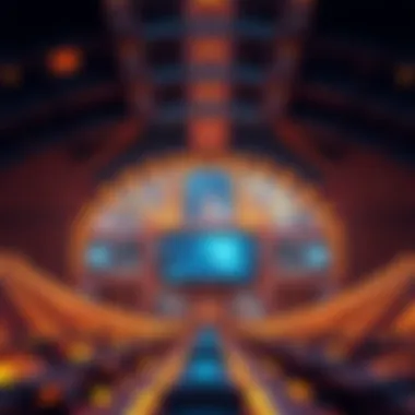 Visual representation of blockchain technology architecture