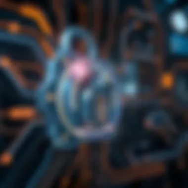 A modern digital lock representing encryption technology in blockchain