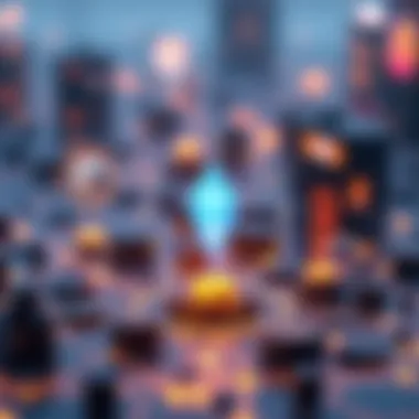 Applications of Blockchain Technology Graphic illustrating various applications of blockchain