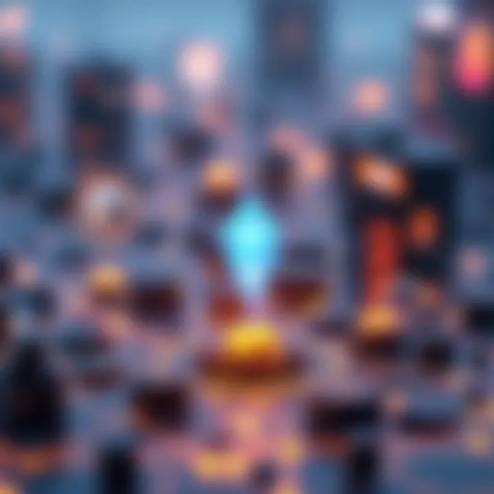 Applications of Blockchain Technology Graphic illustrating various applications of blockchain