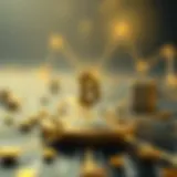 Conceptual representation of blockchain technology