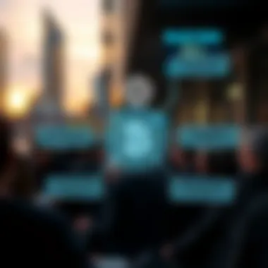 Societal Impact of Blockchain Diagram showing the impact of blockchain on society