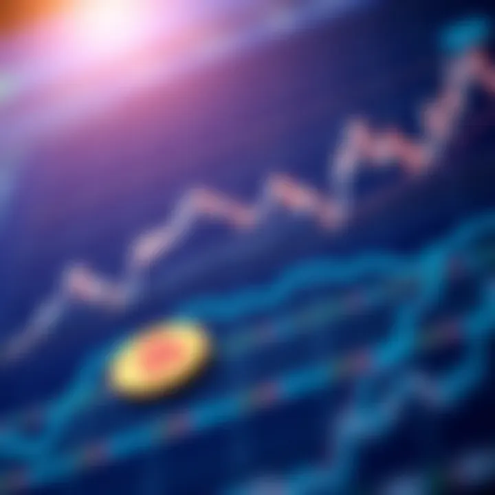 Cryptocurrency Market Dynamics Graph illustrating cryptocurrency market trends