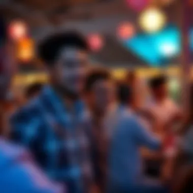 A vibrant community celebration centered around Bored Ape Yacht Club