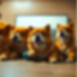 A digital collage representing the evolution of the Bork meme in internet culture.