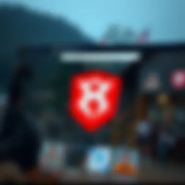 User Interface of Brave Browser A user-friendly interface illustration