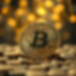 Visual representation of blockchain technology