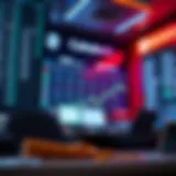 Conceptual representation of cryptocurrency exchange dynamics