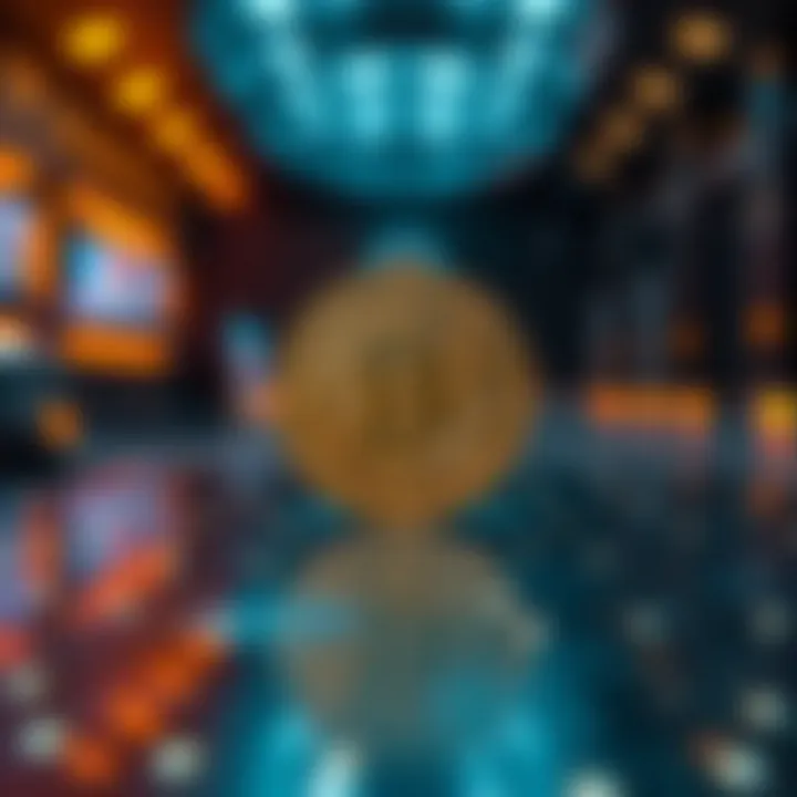 Blockchain technology visual representation