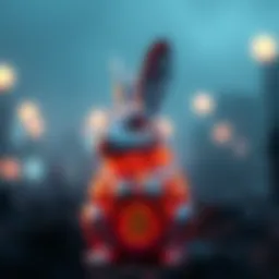 An artistic representation of the Crypto Rabbit concept