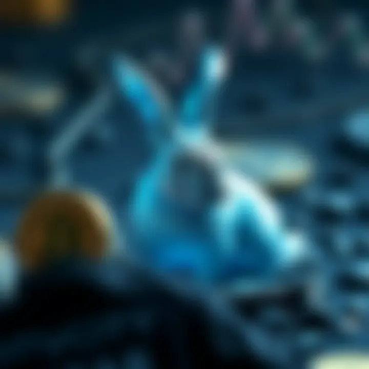 An infographic detailing investment strategies related to Crypto Rabbit