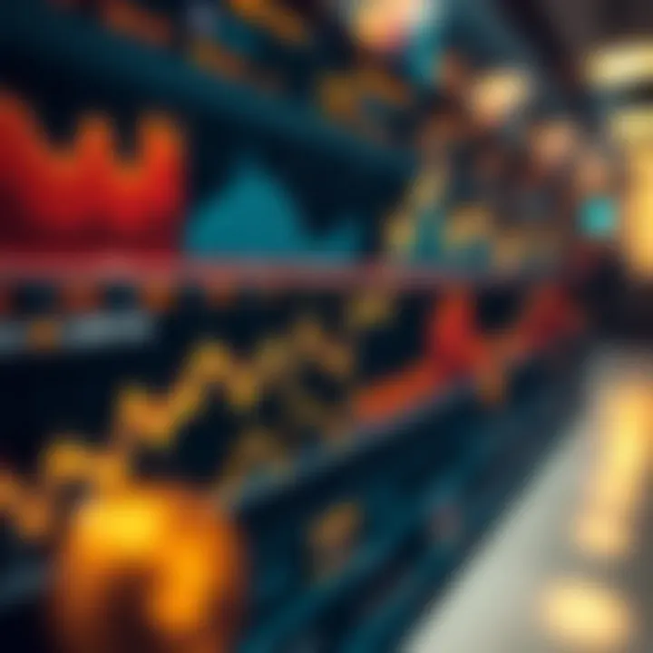 Visual data flow of cryptocurrency analytics