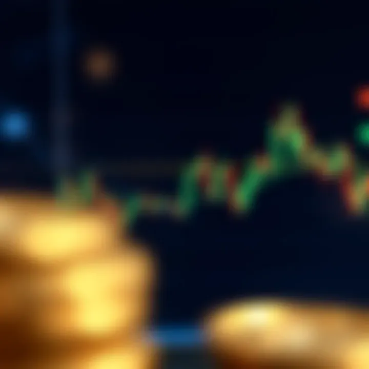 Market Fluctuations in Cryptocurrency Chart showing significant market fluctuations in cryptocurrency.