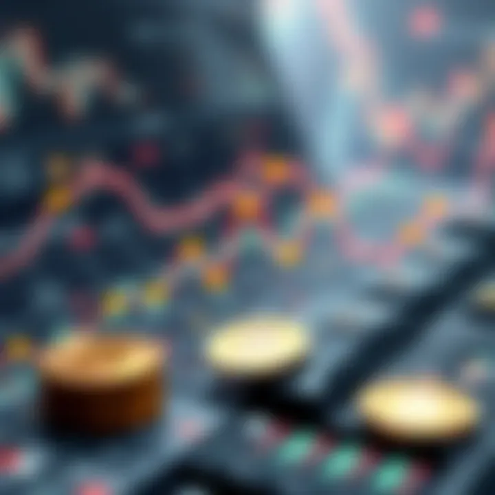 Navigating Cryptocurrency Dynamics Visual depiction of cryptocurrency trends and their influence on portfolio decisions.