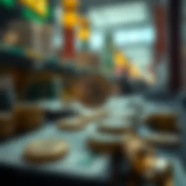 The Exchange Process Between Traditional and Digital Assets A visualization of traditional currency and cryptocurrency exchange processes