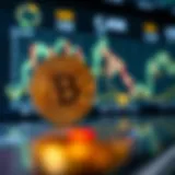 Illustration representing currency exchange rates between CZK and USD