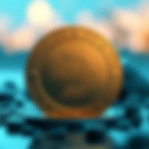 Conceptual illustration of Delisium Coin