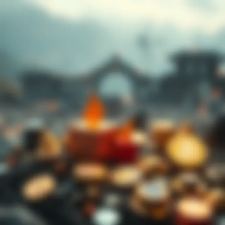 An illustration showcasing digital assets and their ownership in a virtual realm.