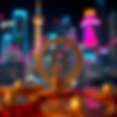 Visual representation of economic models within a blockchain-based environment.