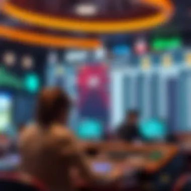 Innovations in Betting Technology Futuristic betting technology concept