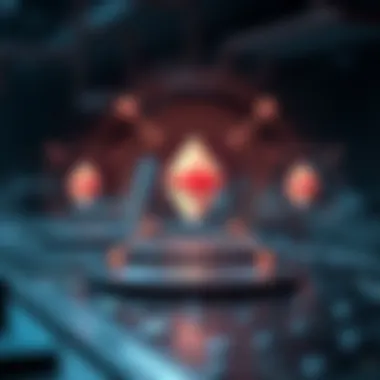 Diagram showing Ethereum blockchain mechanics