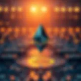 Understanding Ethereum Technology Conceptual representation of Ethereum technology and blockchain architecture