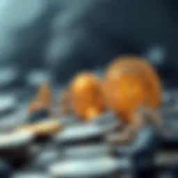 Representation of the evolution of cryptocurrency