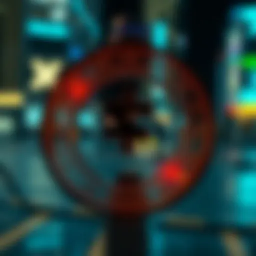 Illustration depicting the FinCEN logo with cryptocurrency symbols