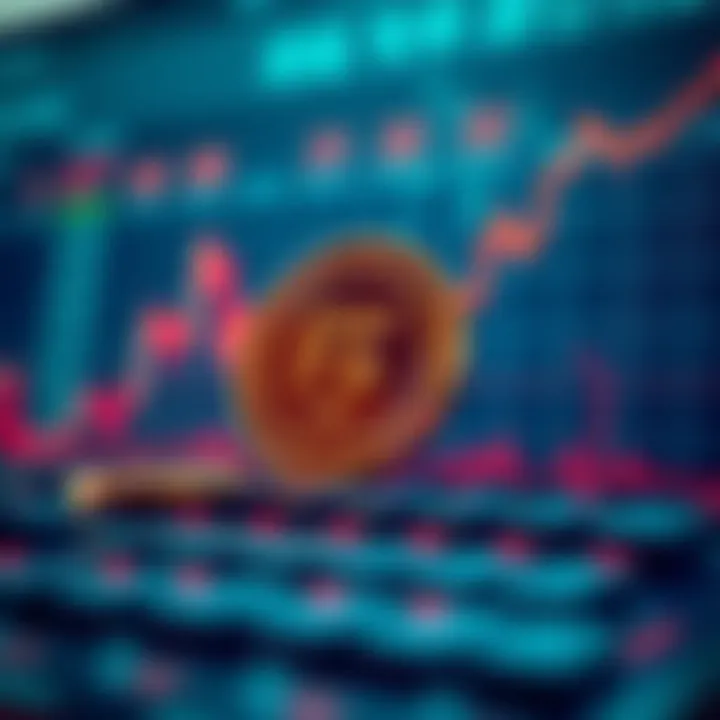 Graph showing market trends for FTC Coin