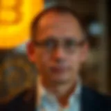 Innovation in Cryptocurrency Portrait of the FTX founder reflecting innovation in cryptocurrency