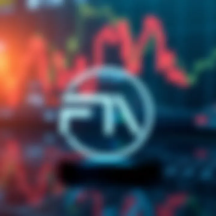 Impact on Digital Markets FTX logo with a digital market background illustrating its impact