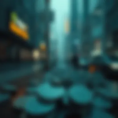 Visual representation of future currency market predictions