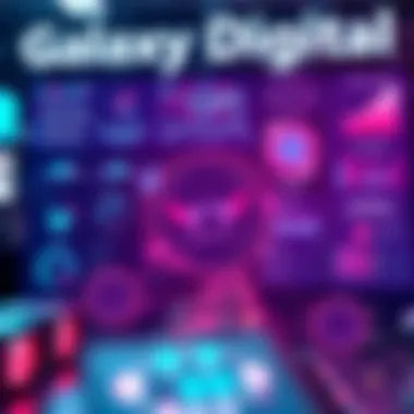 Infographic showcasing technological innovations by Galaxy Digital