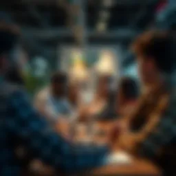 A vibrant community discussion on technology innovations