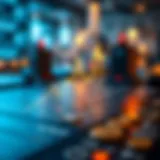 Chart illustrating the hype cycle of cryptocurrency technology