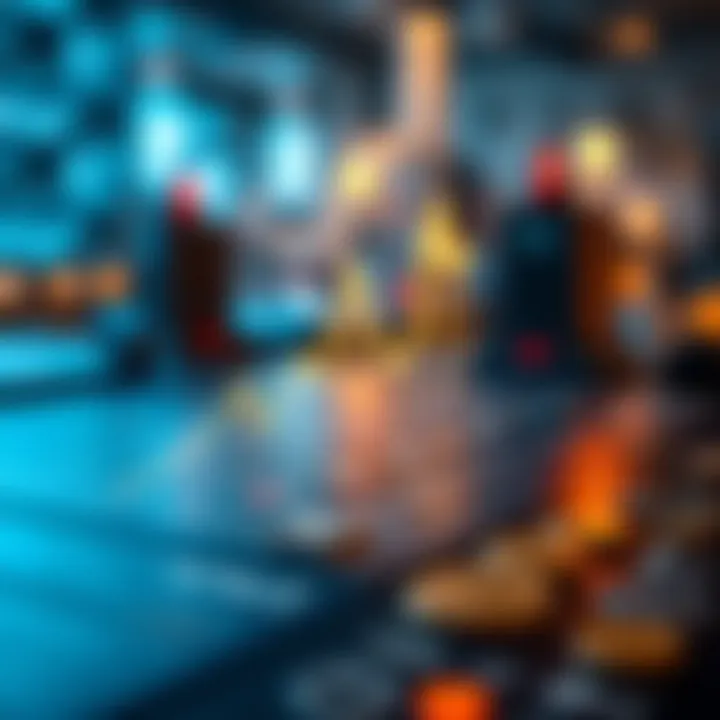 Chart illustrating the hype cycle of cryptocurrency technology