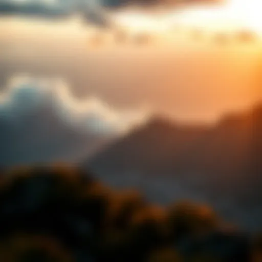 Ignis: A New Horizon in Blockchain Technology Innovative blockchain landscape showcasing Ignis